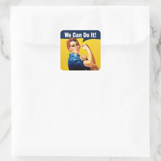 Rosie the Riveter | Aufkleber | Englisch (Tasche)