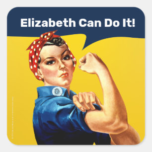 Rosie the Riveter Aufkleber Personalisieren