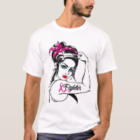 Rosie The Riveter Breast Cancer Awareness