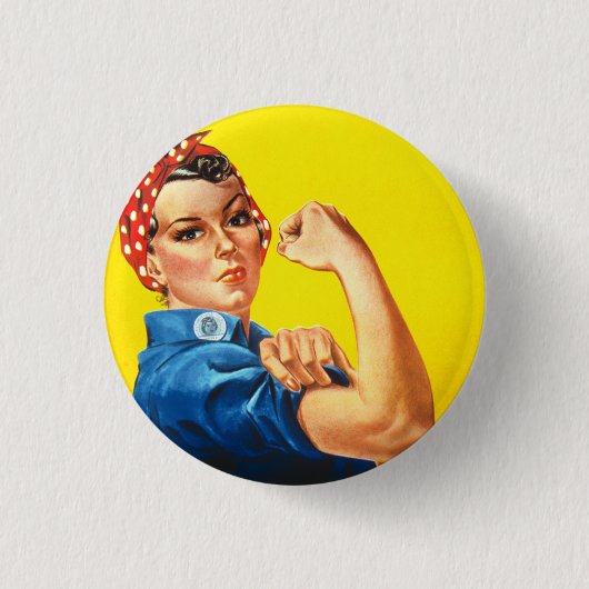 Rosie The Riveter Button (Vorderseite)