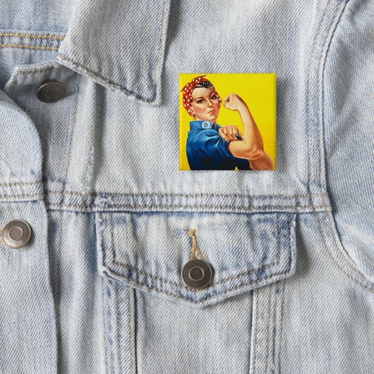 Rosie The Riveter Button (Beispiel)