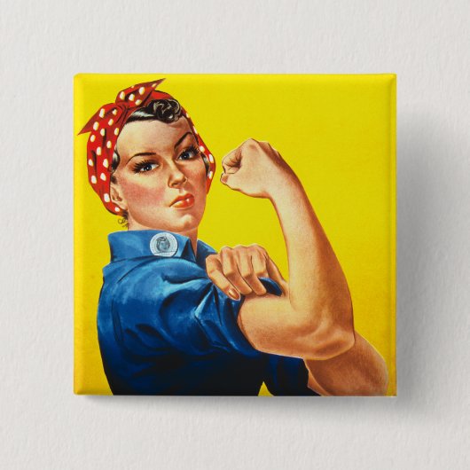 Rosie The Riveter Button (Vorderseite)