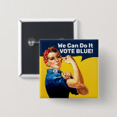 Rosie the Riveter | Button (Vorne & Hinten)