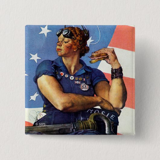 Rosie the Riveter Button (Vorderseite)
