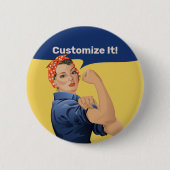 Rosie the Riveter Button (Vorderseite)