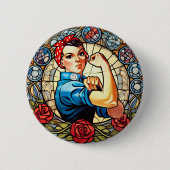 Rosie the Riveter Button (Vorderseite)
