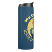 Rosie The Riveter Cat Ladys for Kamala Harris Thermosbecher (Nach links gedreht)