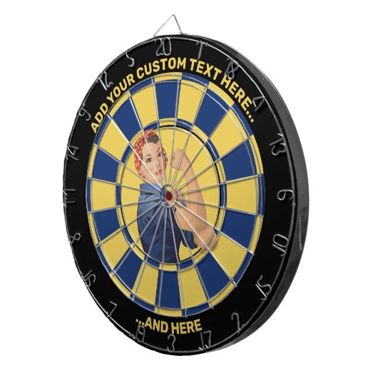 Rosie the Riveter Dartscheibe (Vorderseite rechts)