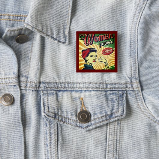 Rosie The Riveter, den wir machen können Button (Beispiel)