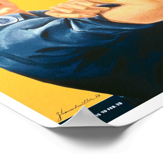 Rosie the Riveter, den wir machen können Poster (Ecke)