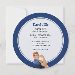 Rosie the Riveter Einladung