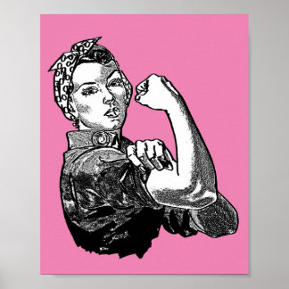 Rosie The Riveter Feminist (Rosa) Poster