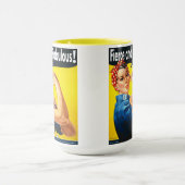 Rosie The Riveter Fierce und Fabulous Tasse (Zentrum)