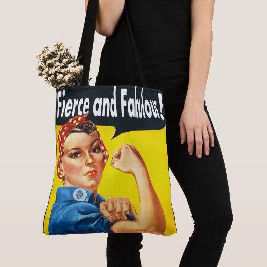 Rosie The Riveter Fierce und fabulous Trendy Tasche (Von Nahem)
