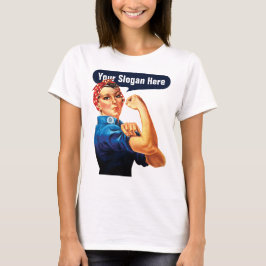 Rosie The Riveter - Fügen Sie Ihren eigenen indivi T-Shirt