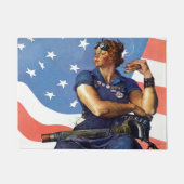"Rosie the Riveter" Fußmatte (Vorderseite)