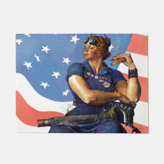 "Rosie the Riveter" Fußmatte