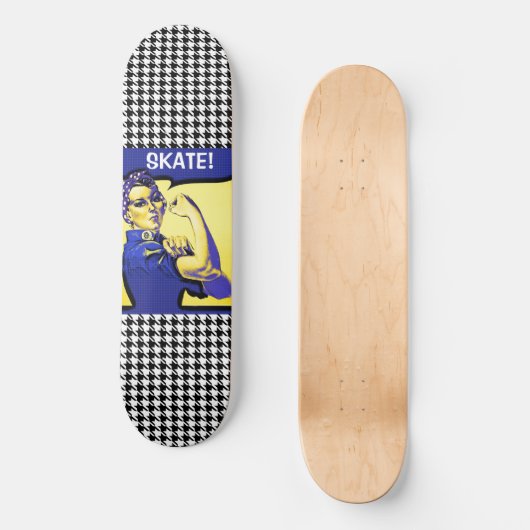 ROSIE THE RIVETER GIRLS SKATEBOARD DECK (Vorderseite)