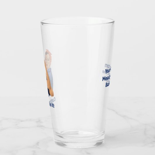 Rosie the Riveter Glass Glas (Links)