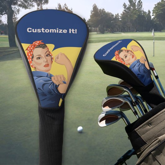 Rosie the Riveter Golf Headcover