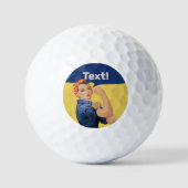 Rosie the Riveter Golfball (Vorderseite)