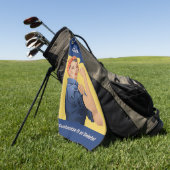 Rosie the Riveter Golfhandtuch (Gras)