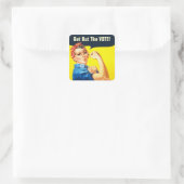 Rosie the Riveter GOTV Aufkleber (Tasche)