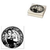 Rosie the Riveter Gummistempel (Stempel)
