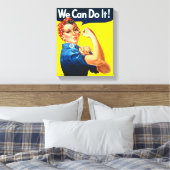Rosie the Riveter (Ikonisches Poster) (Wir können  Leinwanddruck (Insitu (Schlafzimmer))