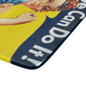 Rosie the Riveter (Ikonisches Poster) (Wir können  Schneidebrett (Ecke)