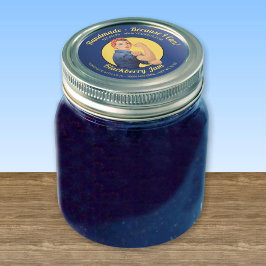 Rosie the Riveter Jar Lid Label Runder Aufkleber