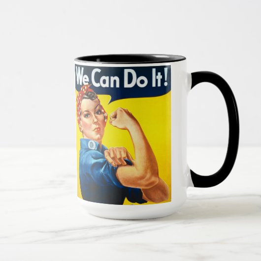 Rosie the Riveter Kaffeetasse (Rechts)