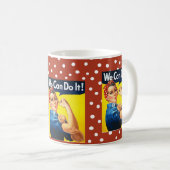 Rosie the Riveter Kaffeetasse (VorderseiteRechts)