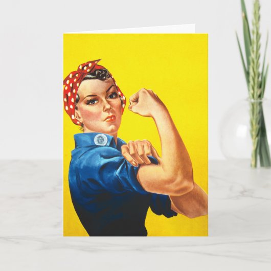 Rosie The Riveter Karte (Vorderseite)