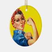 Rosie The Riveter Keramikornament (Rechts)