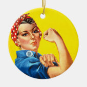 Rosie The Riveter Keramikornament (Vorne)