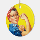 Rosie The Riveter Keramikornament (Links)