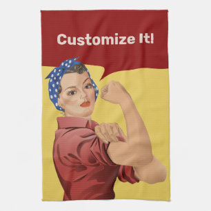 Rosie the Riveter Kitchtuch Geschirrtuch