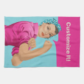 Rosie the Riveter Kitchtuch Geschirrtuch (Horizontal)