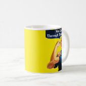 Rosie The Riveter können wir durchkommen! Kaffeetasse (VorderseiteRechts)