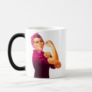 Rosie The Riveter - Krebs Rosa Verwandlungstasse