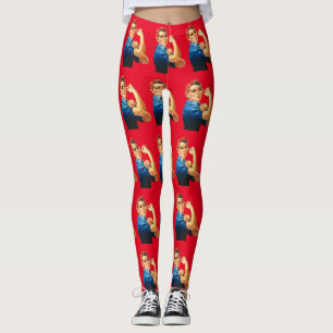 Rosie The Riveter Leggings
