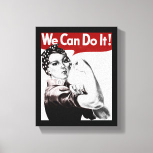 Rosie the Riveter Leinwanddruck