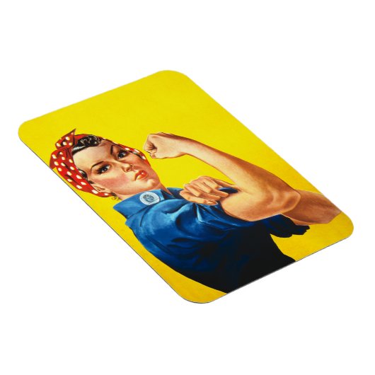 Rosie The Riveter Magnet (Rechte Seite)