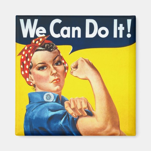 Rosie The Riveter Magnet (Vorne)