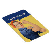 Rosie the Riveter Magnet (Rechte Seite)