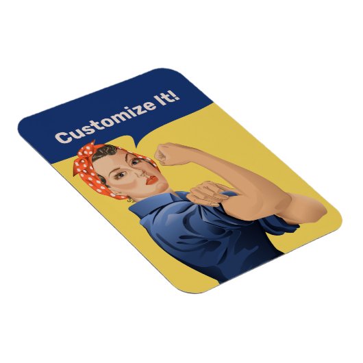 Rosie the Riveter Magnet (Rechte Seite)