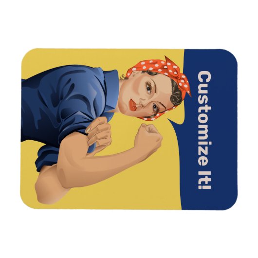 Rosie the Riveter Magnet (Horizontal)