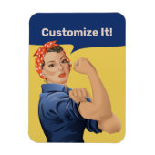 Rosie the Riveter Magnet (Vertikal)