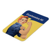 Rosie the Riveter Magnet (Linke Seite)